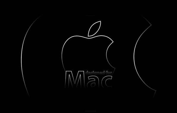 Надпись, мак, apple, mac, design