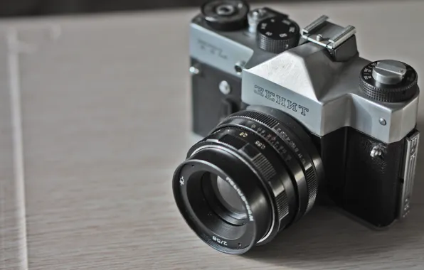 Камера, Зенит, фотоаппарат, Zenit TTL