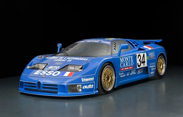 Supercar, LeMans, 1994, Autosport, Bugatti EB110 SS LM