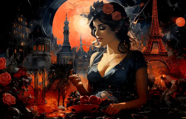 Картинка girl, woman, art, ai art