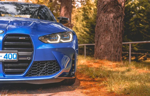 BMW, Light, Nature, Front, Autumn, BMW M3, Face, 2022