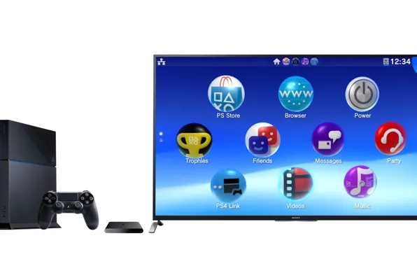 Обои SONY, PS4, DualShock 4 на телефон и рабочий стол, раздел hi-tech ...