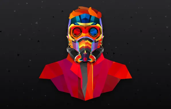 Color, abtract, star lord