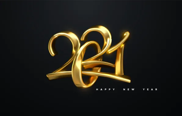 Картинка праздник, новый год, цифры, 2021