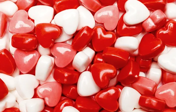 Сердце, конфеты, сладкое, Valentine's Day, sweets