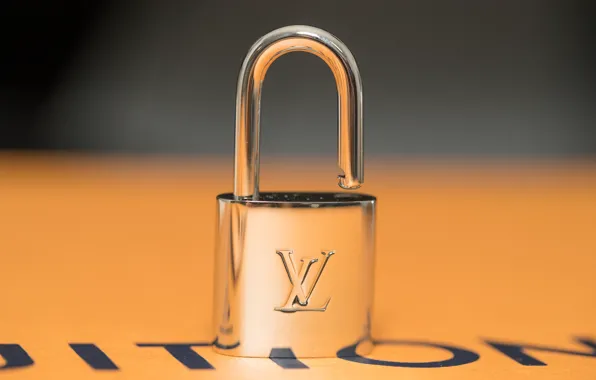 Metal, table, padlock