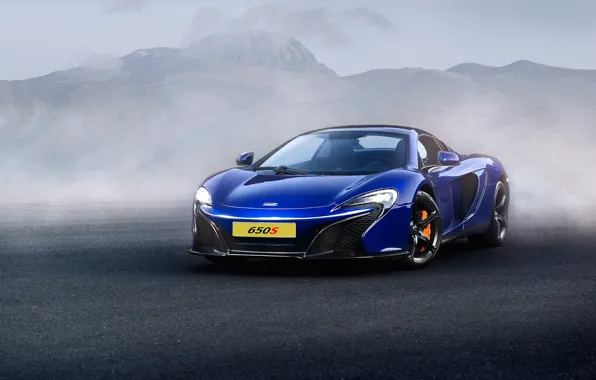 Картинка McLaren, Front, Supercar, Fog, 650S, Ligth