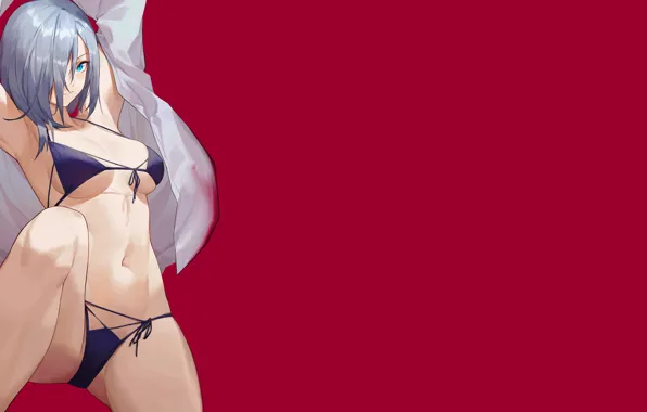 Girl, hot, sexy, sexy girl, anime, babe, bikini, shirt