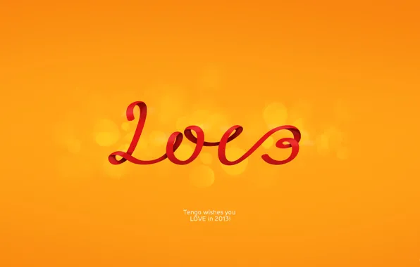 Картинка любовь, новый год, orange, happy new year, ораньжевый, LOVE, 2013, tengo