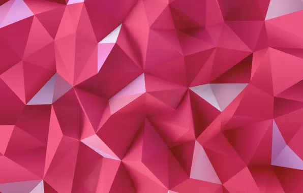 Абстракция, треугольники, розовые, LG G4 Wallpapers