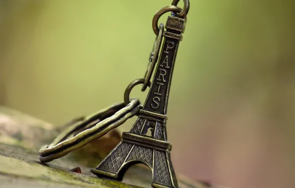 Картинка макро, эйфелева башня, париж, брелок, paris, сувенир