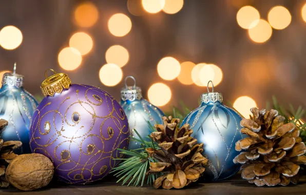 Украшения, шары, елка, Новый Год, Рождество, happy, Christmas, balls