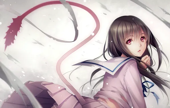 Girl, anime, art, noragami, iki hiyori