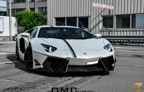 Картинка car, Lamborghini, tuning, front, LP700-4, Aventador, nice, DMC Luxury