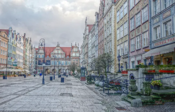 Street, building, gdańsk