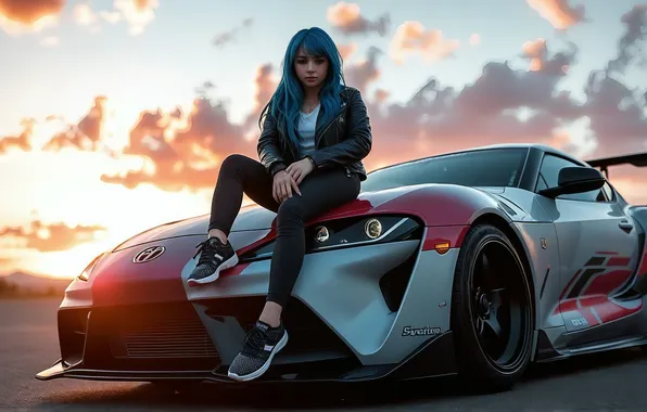 Toyota, Toyota Supra, AI Art