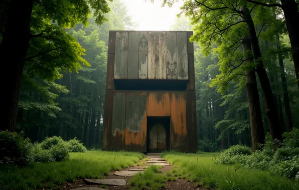Woods, rust, ruin
