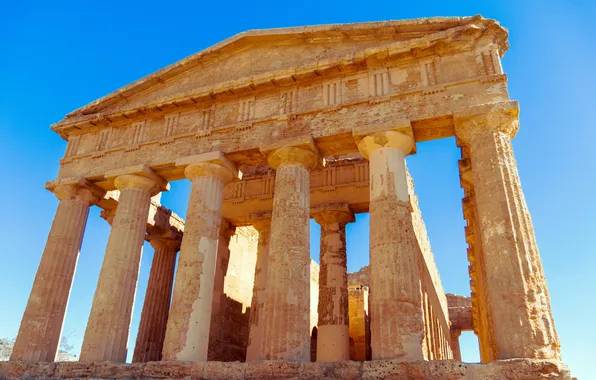 Картинка Italy, Temple, Sicily, Roman, Ancient, Monuments, Civilized