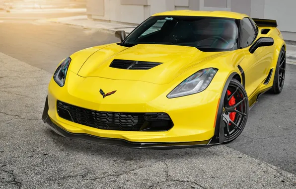 Картинка Z06, Corvette, Chevrolet, Strasse Wheels