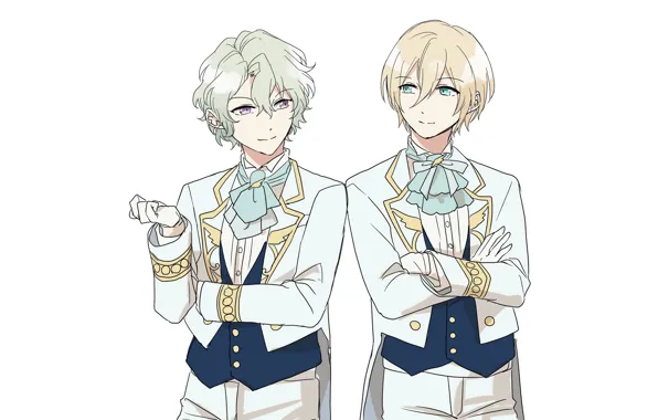 Группа, парни, двое, костюмы, Ensemble Stars!, Ансамбль звёзд