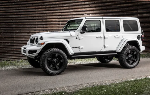 Картинка стена, сбоку, Wrangler, Jeep, Unlimited, 2019, Militem, Ferōx