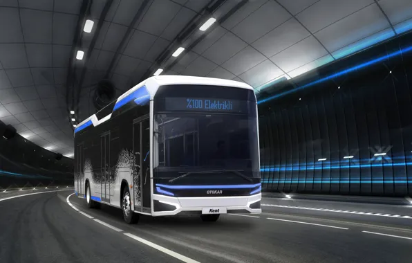 Bus, coach, electric vehicle, Otokar, Kent Elektrikli