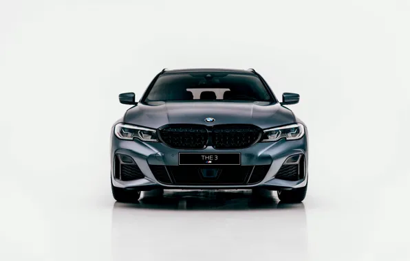 Картинка BMW, вид спереди, 3-series, универсал, 3er, 2020, G21, M340i xDrive Touring