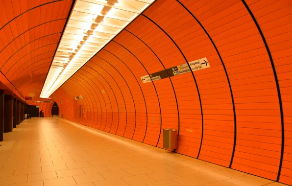 Картинка метро, станция, Германия, Мюнхен