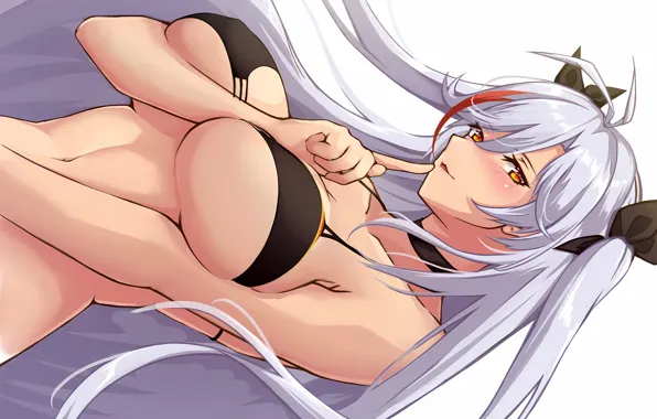 Girl, sexy, cleavage, long hair, boobs, anime, beautiful, twintails