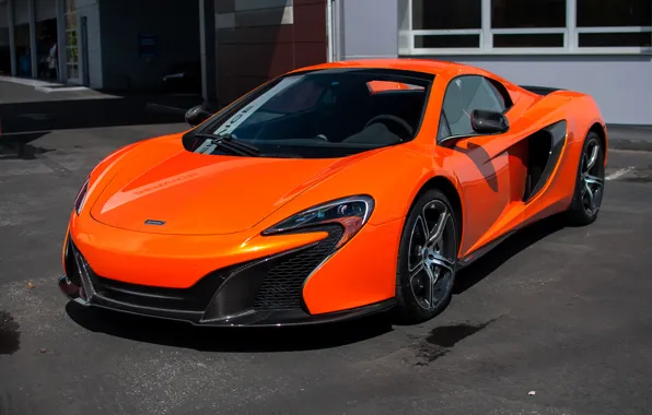 Картинка McLaren, orange, Spider, 650S