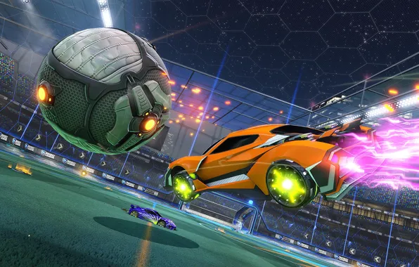 Football, Game, Field, Rocket League, Videogame