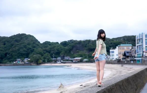 Ass, Model, Woman, Pretty, Japanese, Long Shot, Alice Kisaki