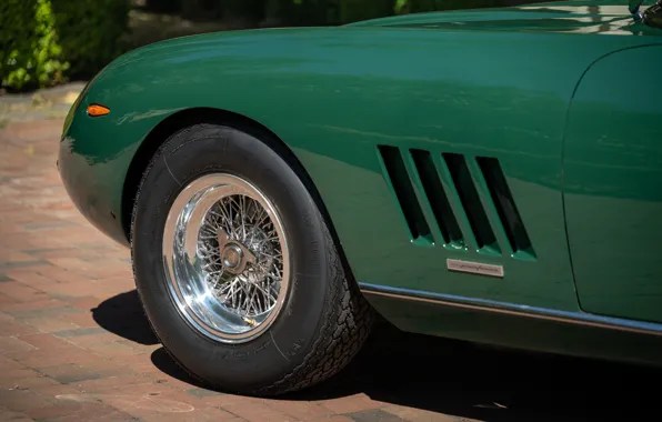 Картинка Ferrari, close-up, wheel, Ferrari 275 GTB, 275 GTB