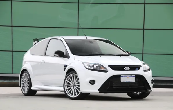 Green, wall, white, ford, focus