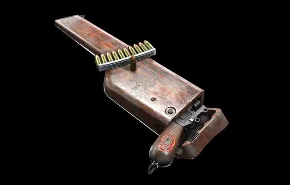 Германия, Mauser C96, Самозарядный пистолет, 9x19 Luger, Red Nine