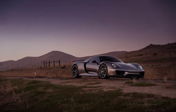 Картинка Porsche, Spyder, 918, with, HRE