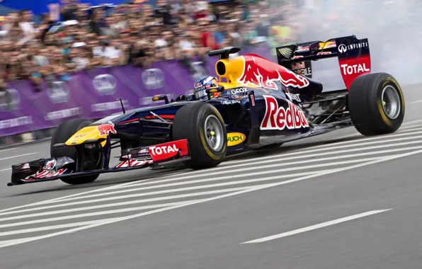 Формула 1, Украина, Болид, Киев, Red bull, Red bull showrun, Дани Риккардо
