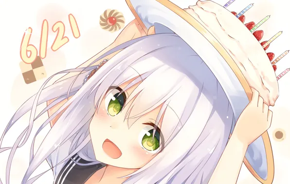 Взгляд, радость, девочка, Kantai Collection, Флотская Коллекция
