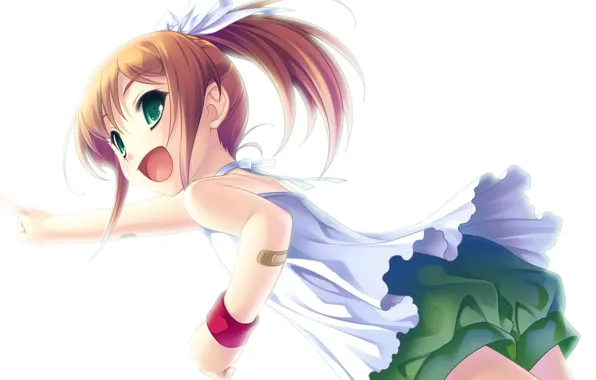 Картинка настроение, ветер, аниме, арт, девочка