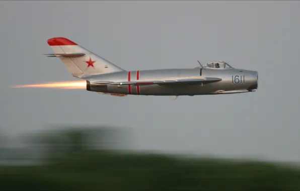 Картинка авиация, скорость, техника, Миг-15