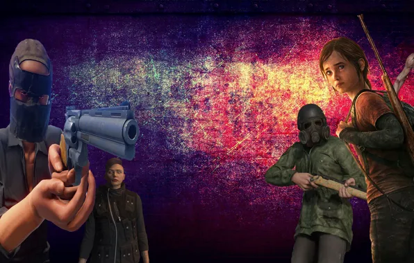 Игры, Герои, last of us, Гта, RUST, miscreted
