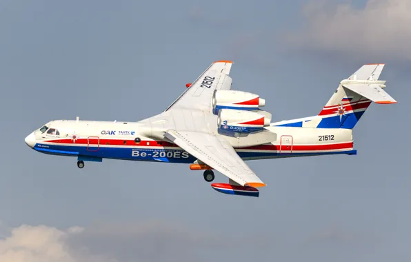Картинка МЧС России, Бе-200ЧС, многоцелевой самолёт-амфибия, Beriev Be-200ES