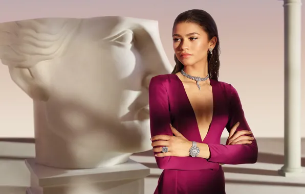 Девушка, актриса, певица, скульптура, Zendaya, Зендея