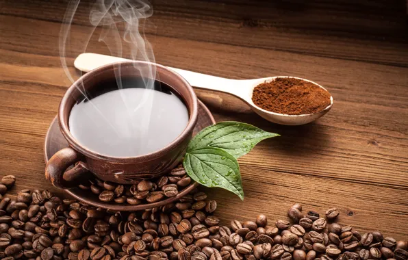 Стол, дерево, кофе, чашка, plate, напиток, Hot, cup