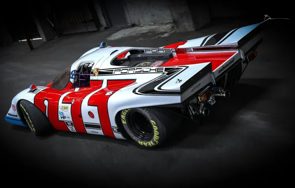 Авто, Le Mans, Porsche, Машина, Concept Art, Спорткар, Transport & Vehicles, Benoit Fraylon