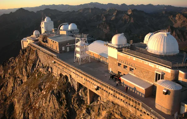 France, Mountains, Observatory, Pyrénées, Pic du midi de Bigorre, Astronomy