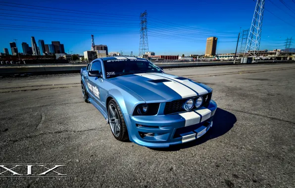 Картинка White, XIX, Stripes, MUSTANG, FORD, X33