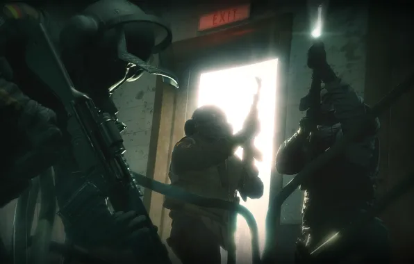 Оружие, спецназ, Rainbow six: Siege, GSG-9