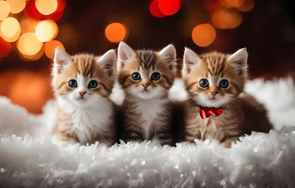 Котята, боке, милые, Автор: Naarok0fKor