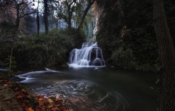 Картинка осень, горы, река